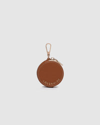 Louenhide Airlie bag charm in tan, front view