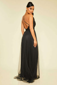 Luxxel: Black Sequin Dress_Medium_Dresses_The Floral Fixx_The Floral Fixx
