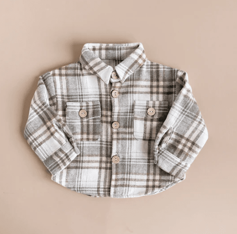 Plaid Shacket - Little Luba_Baby & Toddler_Floral Fixx Design Studio_The Floral Fixx
