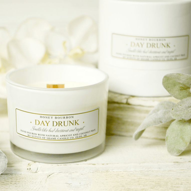 Scents Of Shame: DAY DRUNK_Candles_Floral Fixx Design Studio_The Floral Fixx