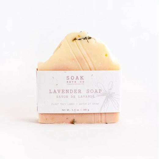 SOAK Lavender Soap Bar_Soap_Floral Fixx Design Studio_The Floral Fixx