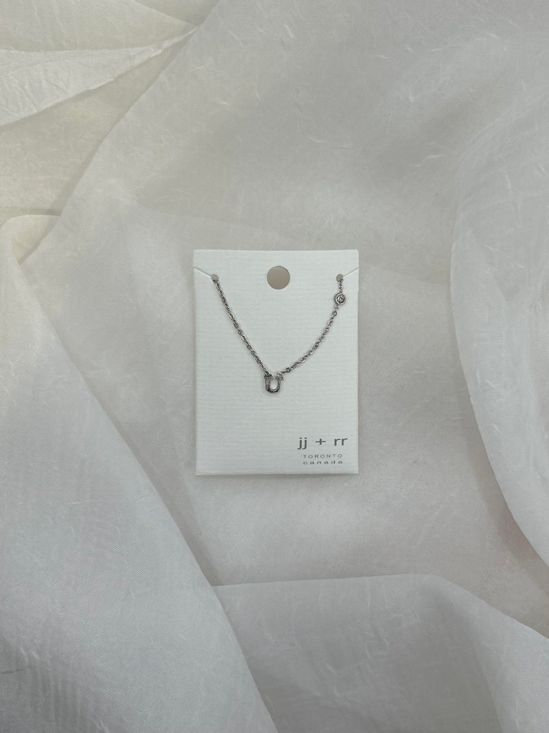 jj + rr- Letter Necklace